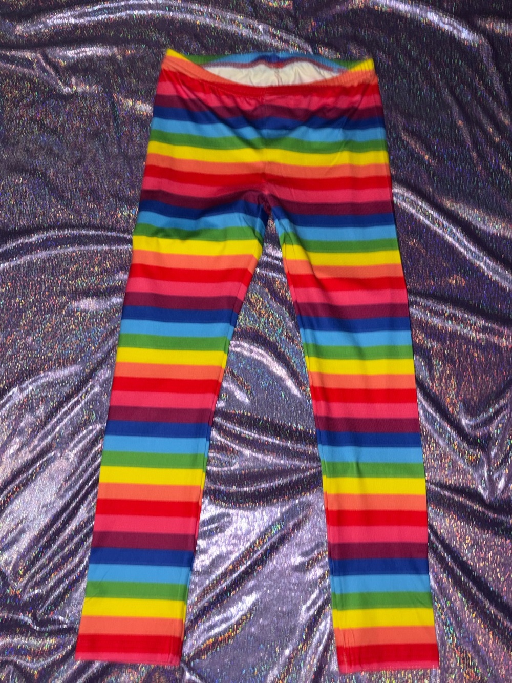 Kids Rainbow Stripe leggings